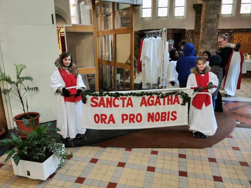 Processie Sint Agatha Berchem 