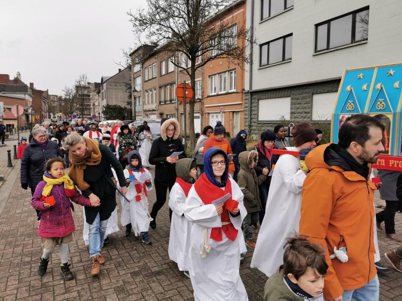 Processie Sint Agatha Berchem 