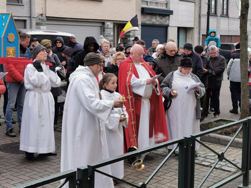 Processie Sint Agatha Berchem 