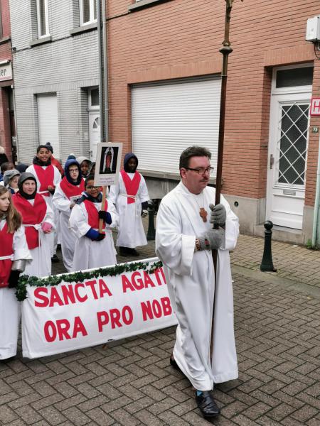 Processie Sint Agatha Berchem 
