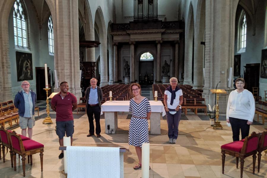 Gemeenschapsploeg tijdens corona © Pastorale zone Leuven aan de Dijle