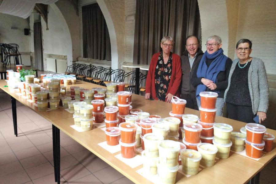 Het vierde adventsweekend in Sint Geertrui stond volop in het teken van Welzijnszorg © Pastorale zone Leuven aan de Dijle