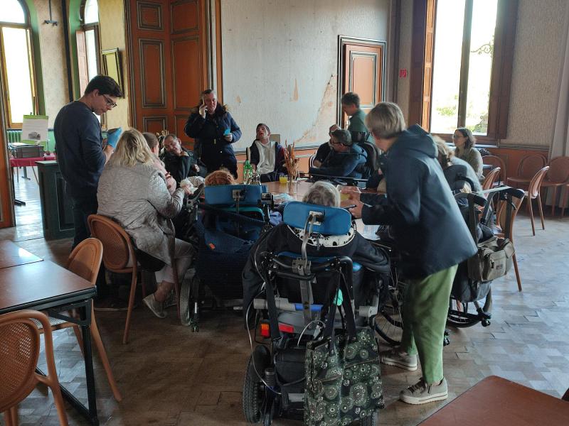 Een frisse start en een warme afsluiter vonden plaats in het kasteel waar ons gevoel van ‘wat mogen wij hier allemaal samen beleven vandaag’ nog werd versterkt. 