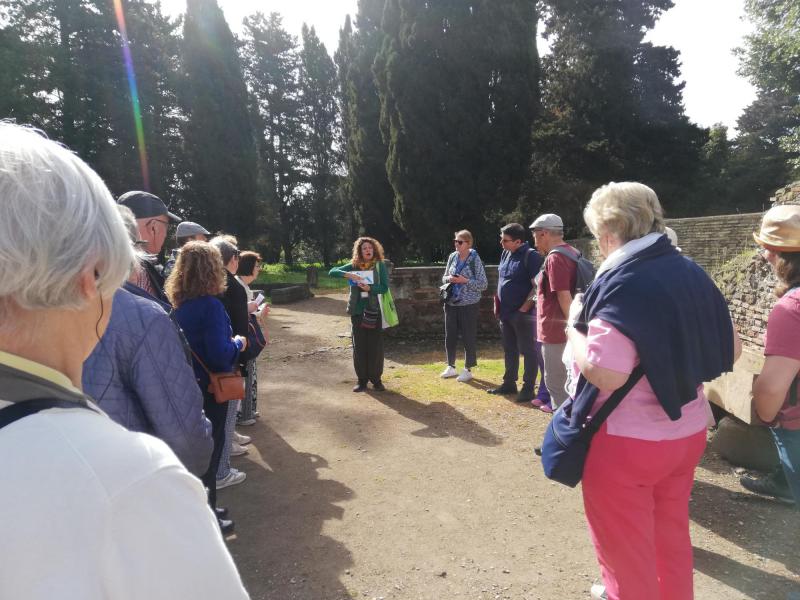 Rome-bedevaart Sint-Corneliusparochie Ninove - 8-11 april 2024 - Ostia Antica © Marina Schoukens