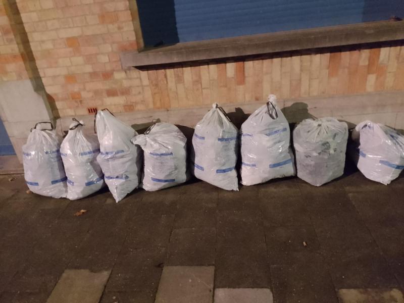 Oogst van de opruimactie © Luc Faems