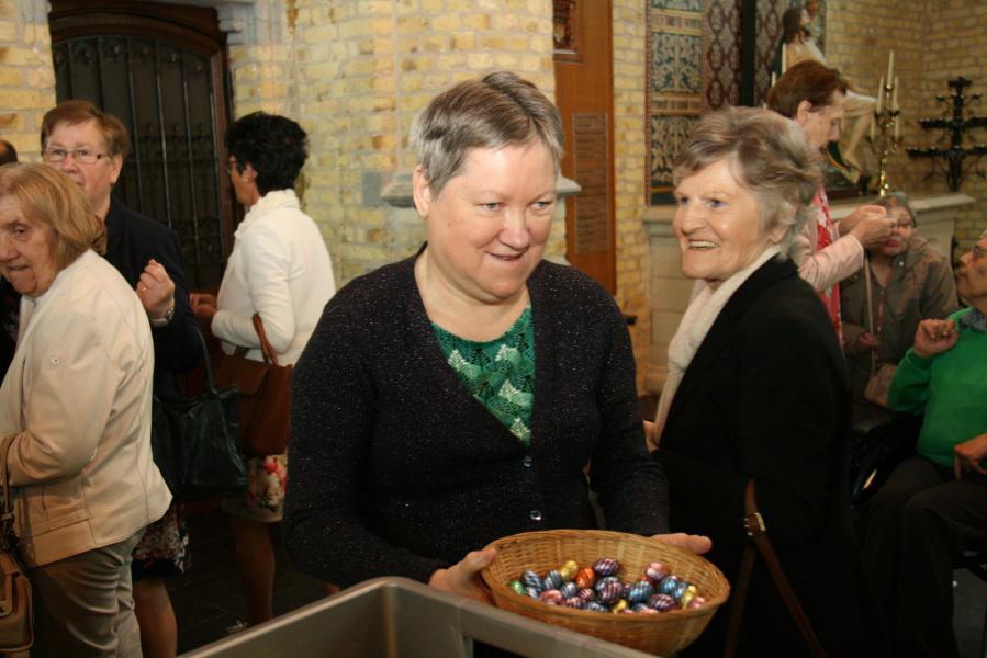 Paaseitjes van de klokken terug uit Rome © Federatie Krekedal Kortemark