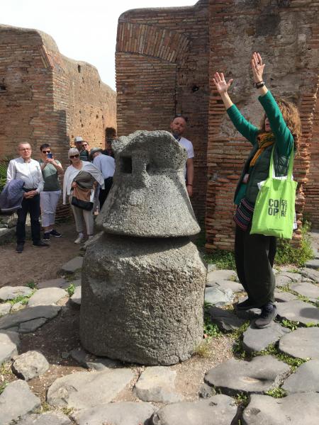 Rome-bedevaart Sint-Corneliusparochie Ninove - 8-11 april 2024 - Ostia Antica © Maria De Bodt