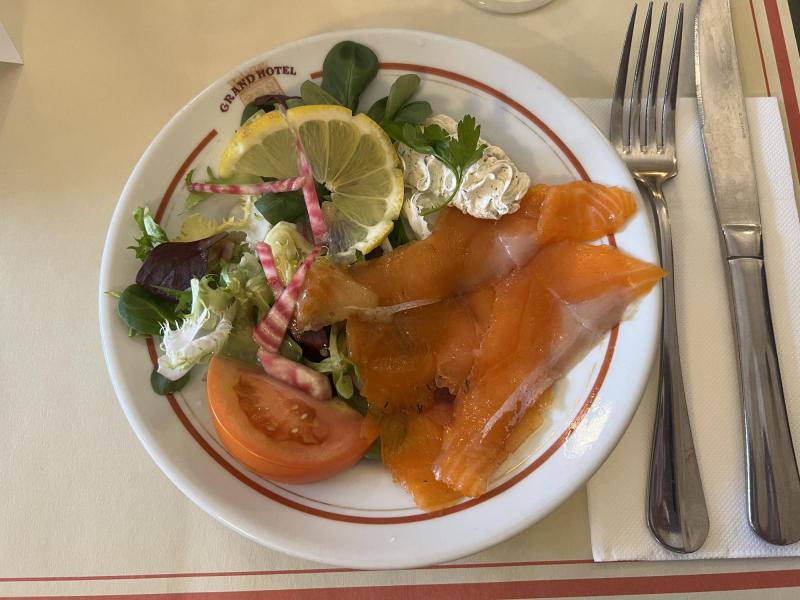 Chez Alain, het restaurant, in het grand hotel l’Espérance © Chris De Groote