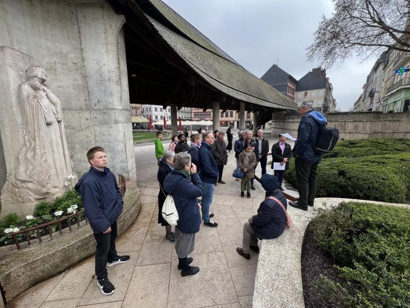 Hier stond de brandstapel van Jeanne D’Arc © Chris De Groote