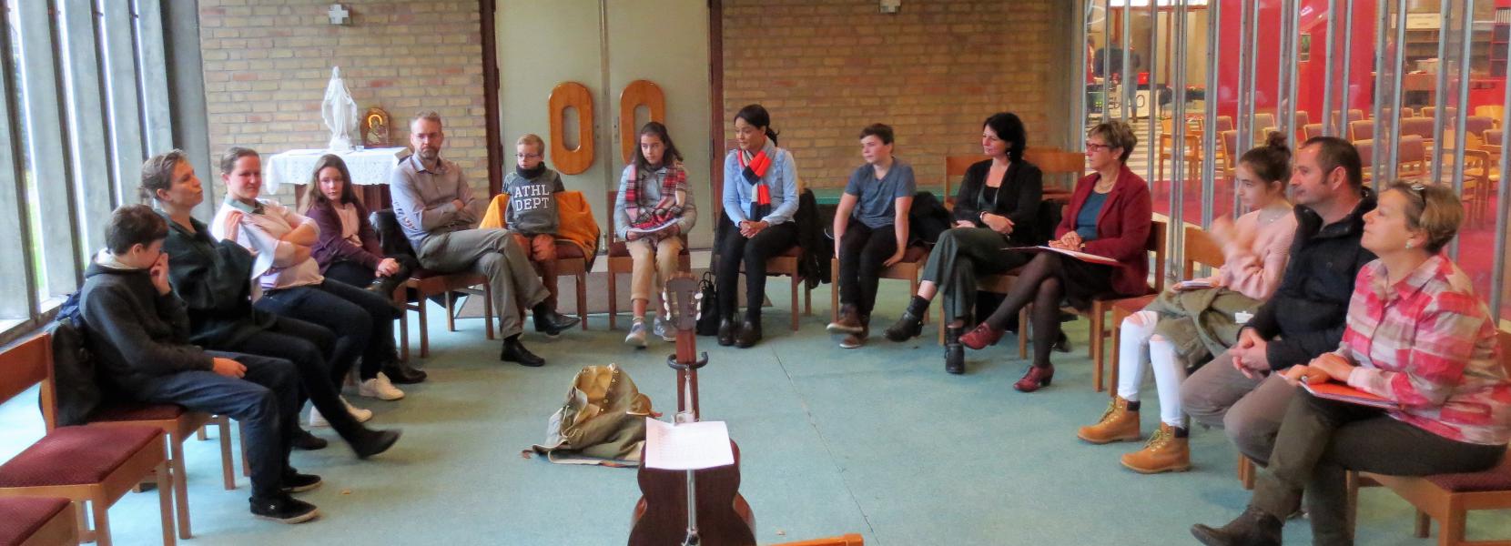 catechesebijeenkomst ouders-kinderen 