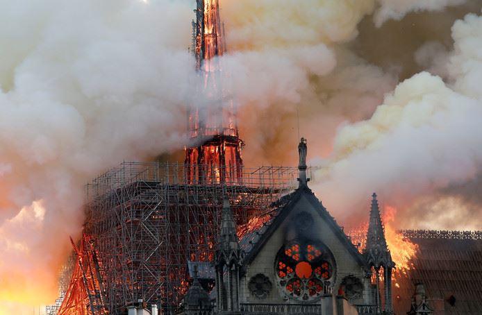 Brand Notre Dame Parijs 