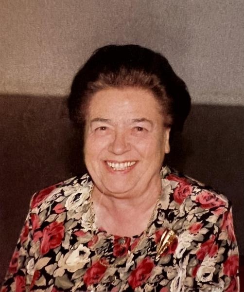 Jeanne Lambrechts, koordirigente van 1988 tot 1994 © H. Pius X-parochiegemeenschap Wilrijk