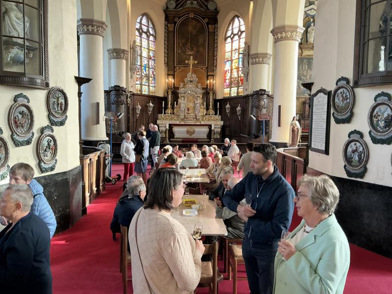 Sfeerbeeld tijdens de receptie © PVC