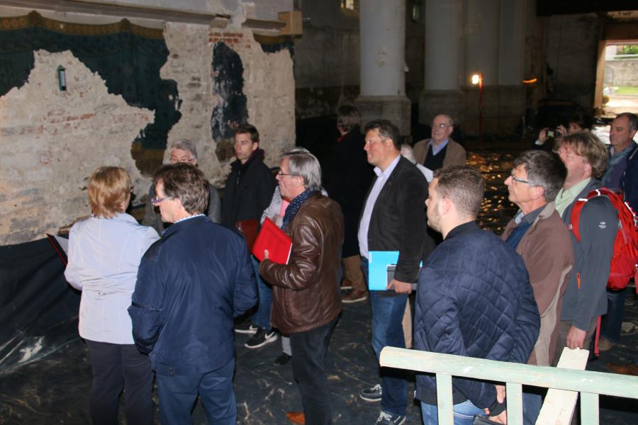 bezoek aan kerk Sint Aghata Rode © johan van der vloet