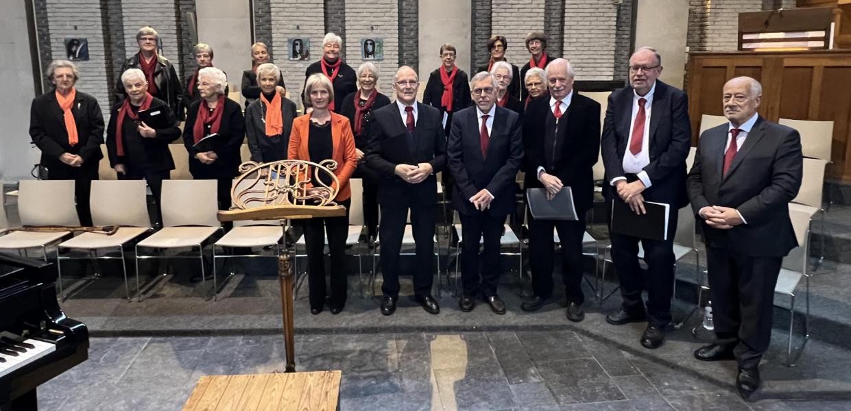 Het Pius X-koor, werkjaar 2024-2025 © Dirk Bellens