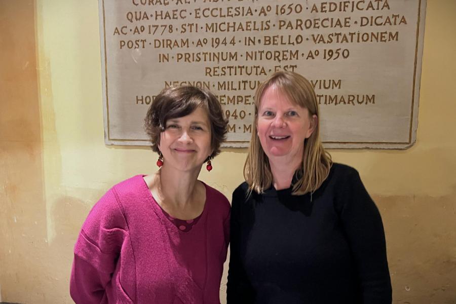 Veerle Braem en Anna Wood, coordinatoren van de Contius Academy © Fabienne Legrand