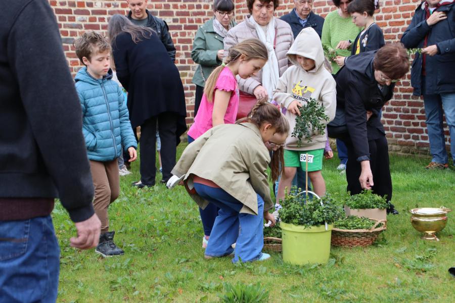 De eerste communicanten doen mee © François Moczara