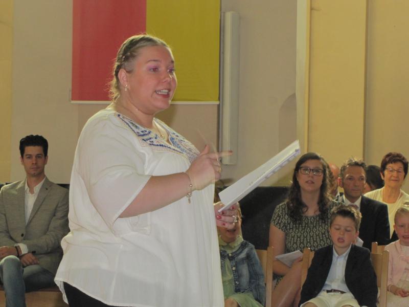 Eerste communicanten van de school "Het Paleis" 