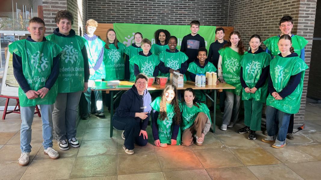 Jongeren van VIN JE @koffiestop 