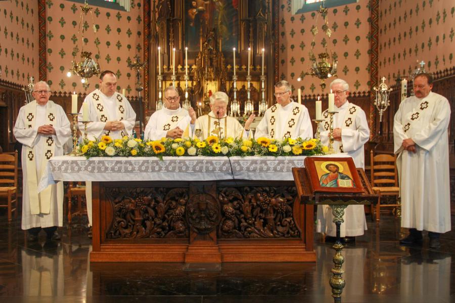 Tijdens de dankviering voor Mgr. Smet © MLS