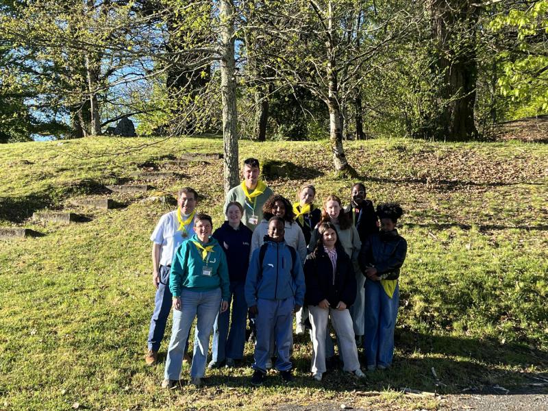 Bisschop Lode vergezelde ons tijdens de jongerenbedevaart. 