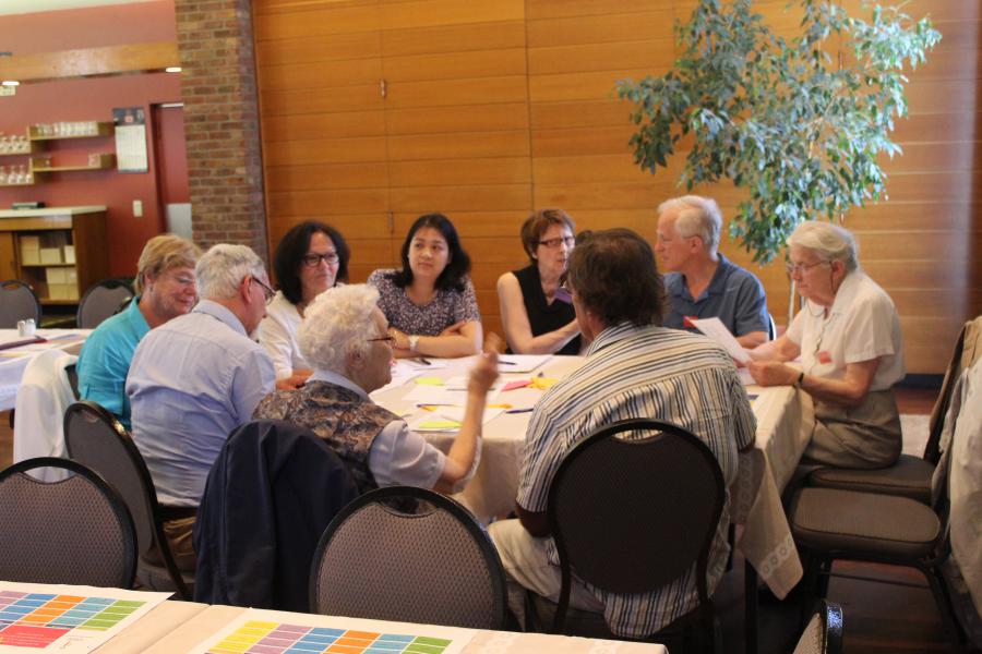 En dan is er tijd voor overleg en uitwisseling