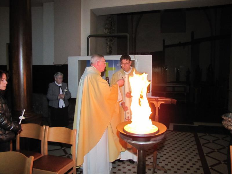 Viering Paaszaterdag in de Sint Servaaskerk 