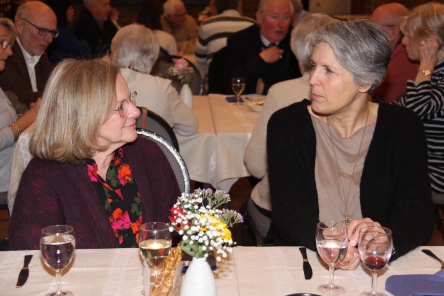 Daniëlle Helsen en Machteld Vanhulle, directrices van OLV Pulhof LS © Mia Verbanck