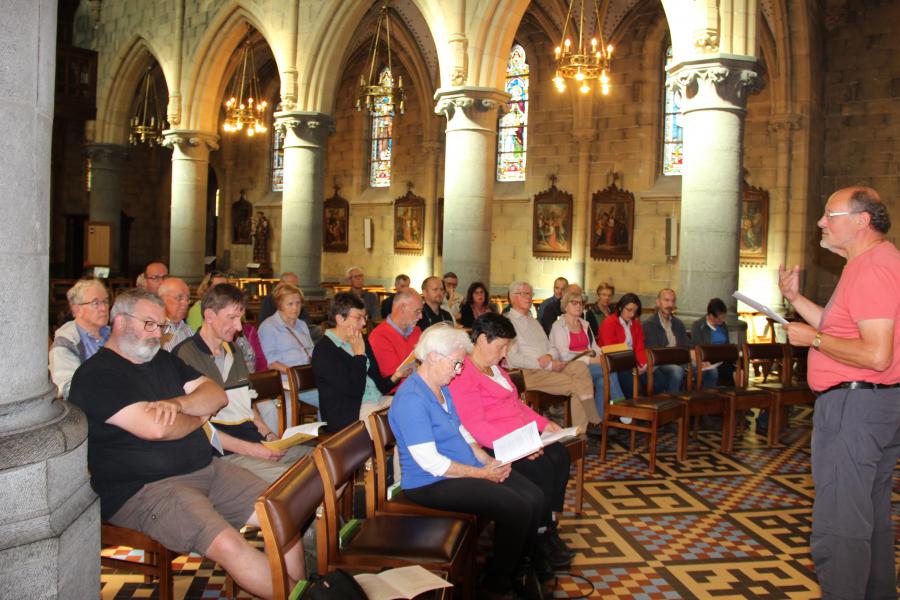 In de Sint-Ursulakerk van Kleine-Brogel © Lut Jansen