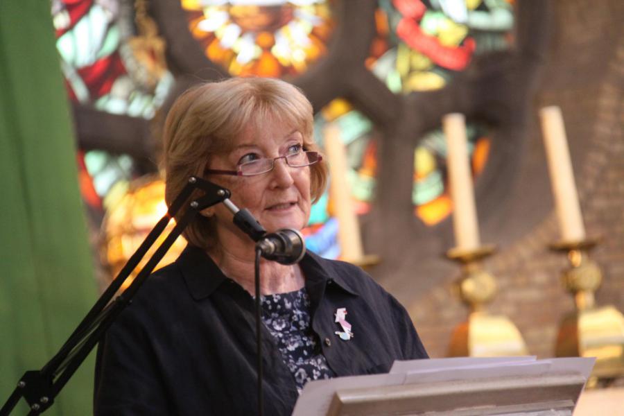 Carla Vercammen deed de inleiding en verwelkoming © Mia Verbanck