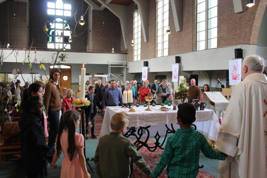 We bidden samen het Onze Vader 