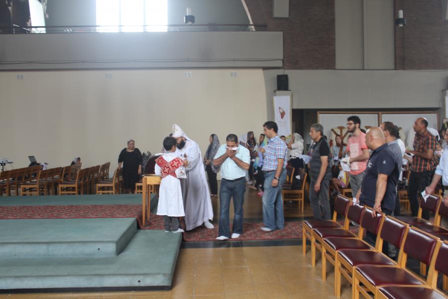 De communie met het brood © JvR