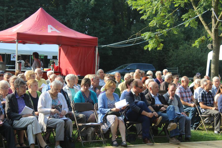 Er waren heel wat mensen naar het Wanninckhovepark afgezakt 