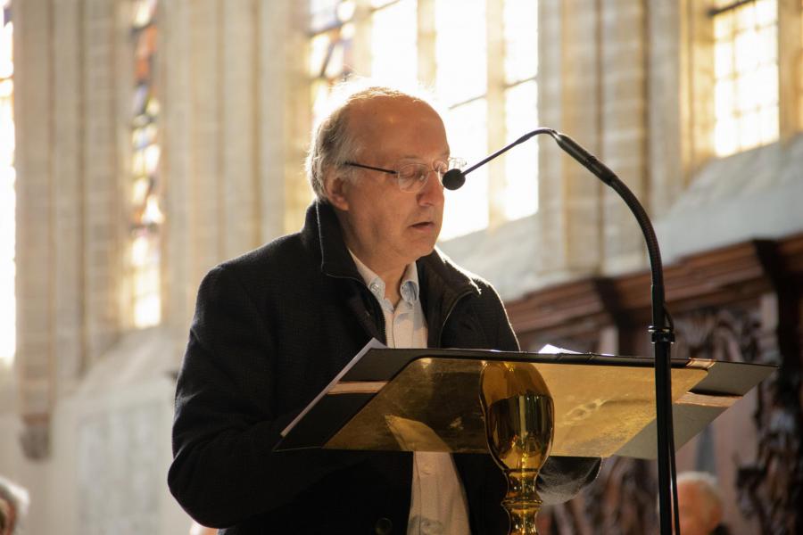 Marc Eneman verzorgt de lezing © Pastorale zone Leuven aan de Dijle
