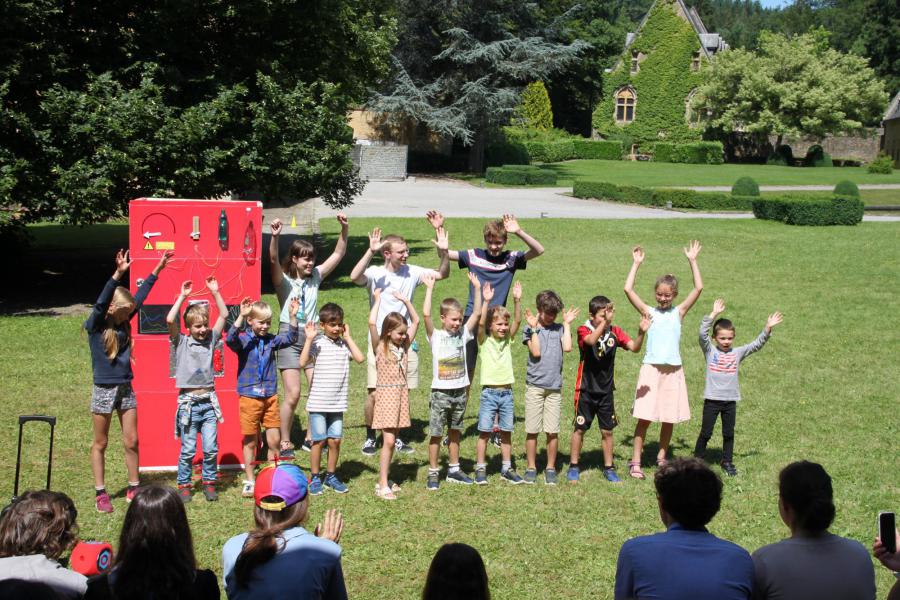 Spelletjes met de kinderen © CCV in het bisdom Gent