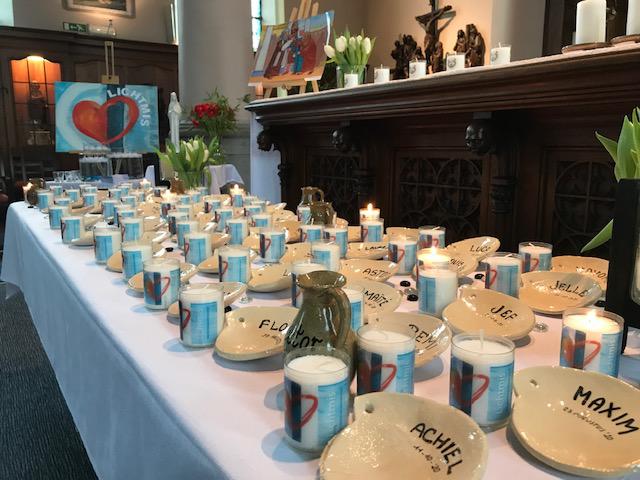 Heel wat kinderen werden gedoopt het afgelopen jaar.  