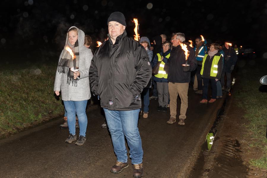 Fakkeltocht met het vredeslicht © Christel Nijs