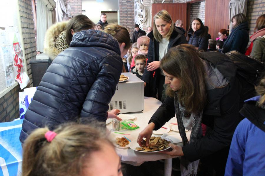 En de poffertjes smaakten 
