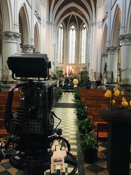 Tv- mis uit Jette VRT  © Dirk Vannetelbosch