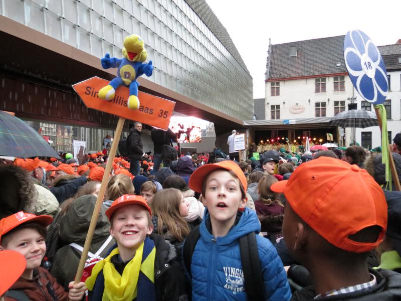 Sint-Gillis-Waas op de Bavodag. 