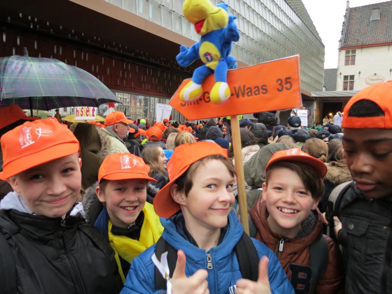 Sint-Gillis-Waas op de Bavodag. 