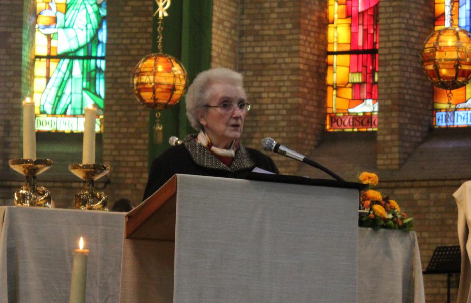 Eerste lector Gilberte Valkeneers © Jos Van Reusel