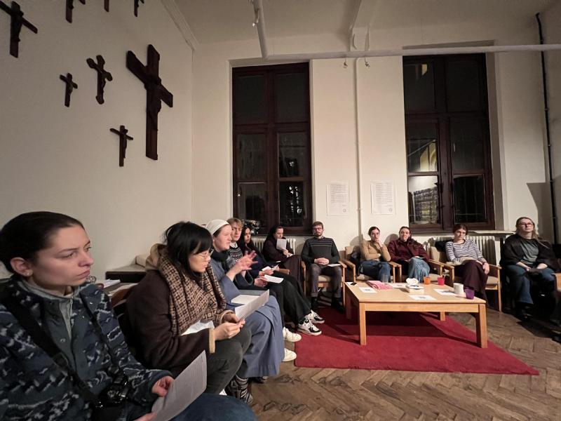 Lezing over Jesaja door zuster Reinhilde © Chris De Groote