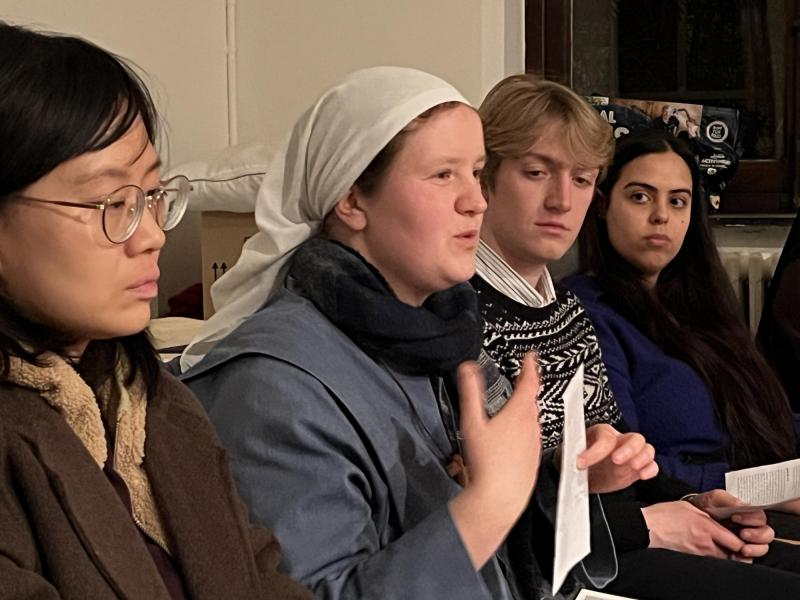 Lezing over Jesaja door zuster Reinhilde © Chris De Groote