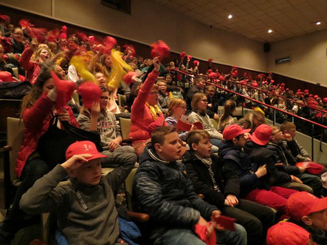 zangmoment in de Groenzaal © Kerk Stekene en Sint-Gillis-Waas