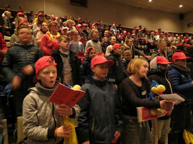 zingen in de Groenzaal © Kerk Stekene en Sint-Gillis-Waas