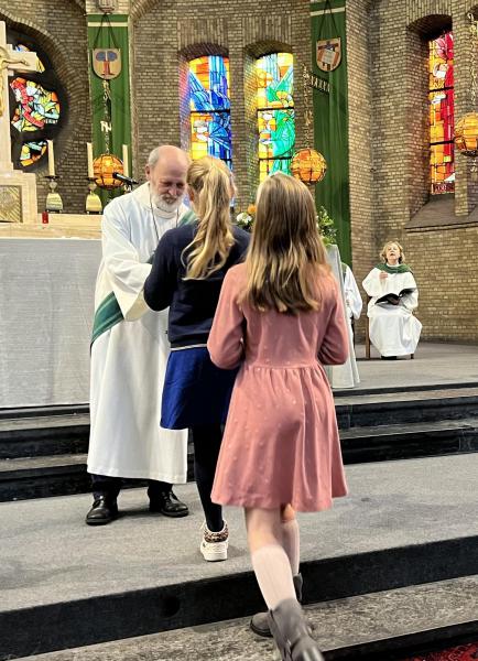 enkele vormelingen brachten gaven aan © Dirk Bellens