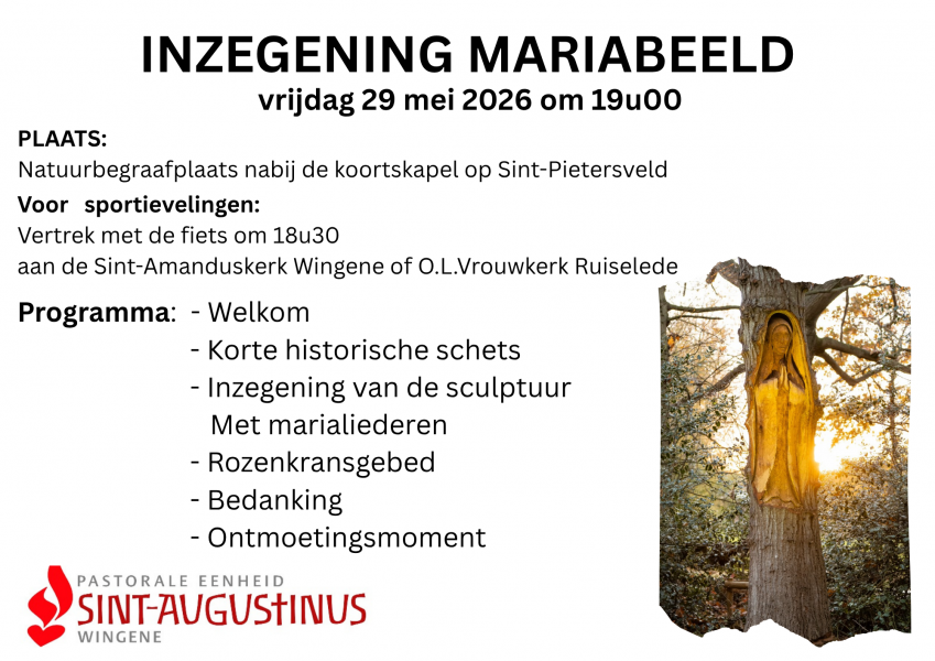 Inzegening Mariabeeld 