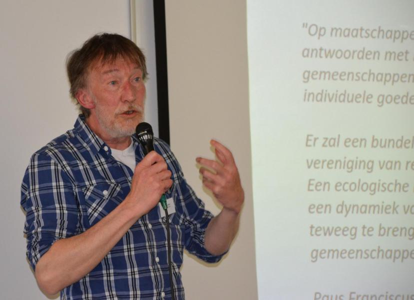Karel Malfliet van Ecokerk op het IPB-Forum van zaterdag 25 mei 2019 © IPB