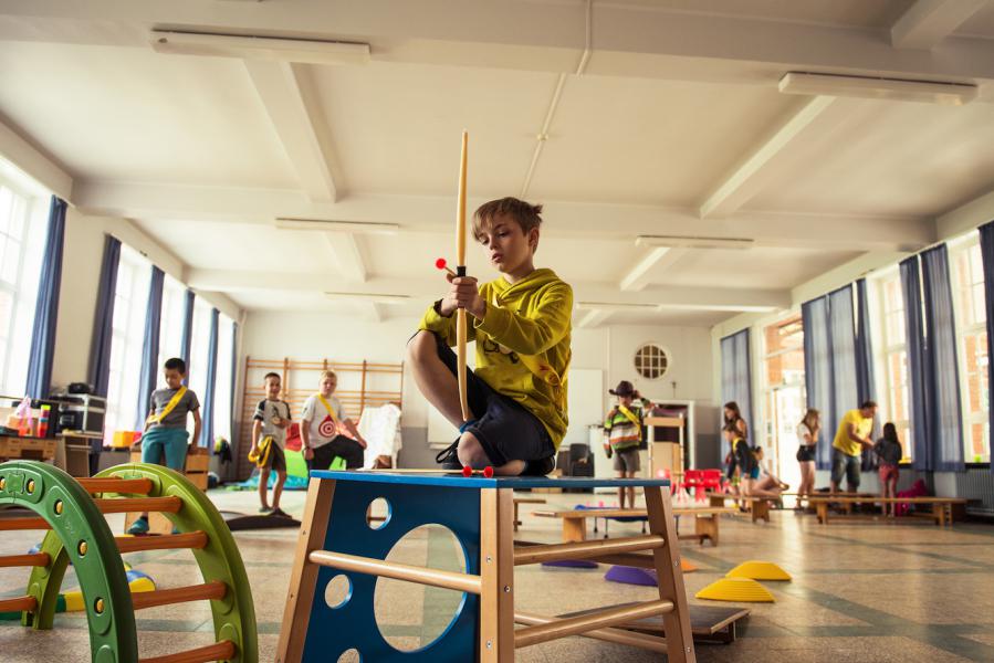 IJD-kamp 'Gewoon gaan!' in Vorselaar. © Tim Coppens